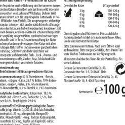 Dehner Wild Nature Nassfutter für Katzen Hochmoor Adult, Ente & Pute, 16 x 100 g Clearance