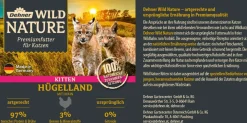 Dehner Wild Nature Nassfutter Katze - Nassfutter für Katzen Unterholz Senior, Wildschwein, 16 x 85 g
