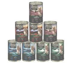 Dehner Wild Nature Nassfutter Katze > Nassfutter für Katzen Probier-Set, 8 x 400 g