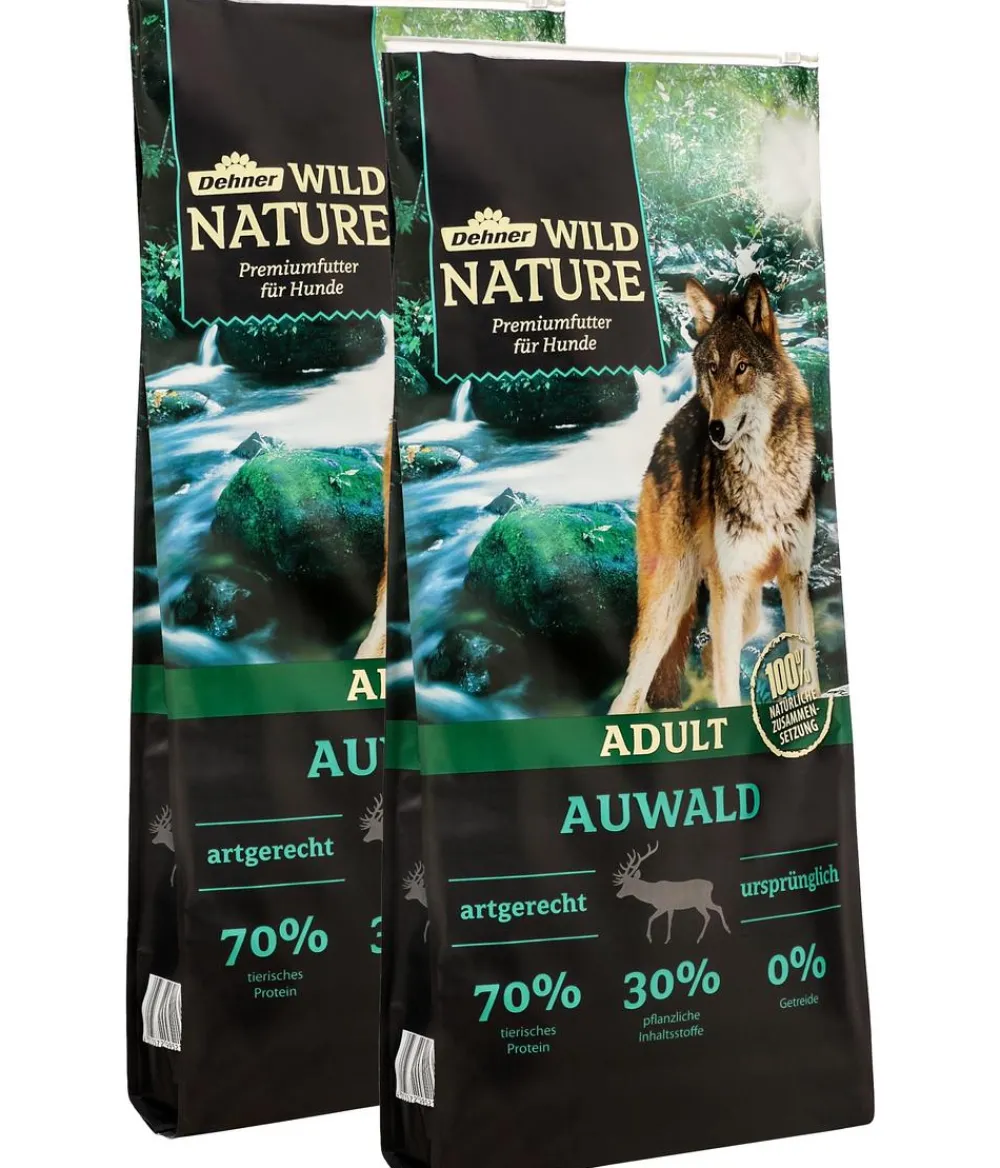 Dehner Wild Nature Trockenfutter für Hunde Auwald Adult, Wild Online