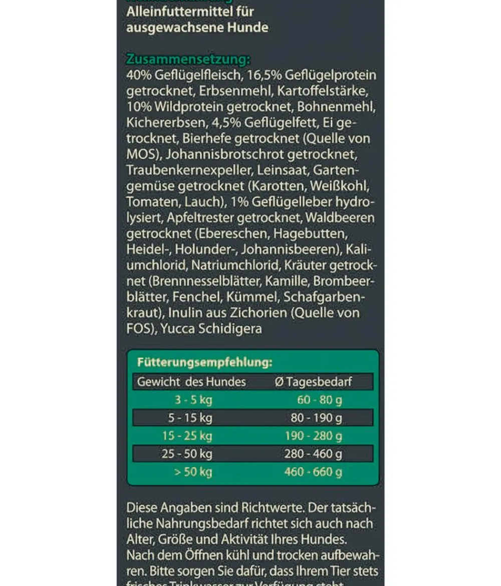 Dehner Wild Nature Trockenfutter für Hunde Auwald Adult, Wild Online