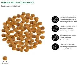 Dehner Wild Nature Trockenfutter Hund > Trockenfutter für Hunde Auwald Adult, Wild
