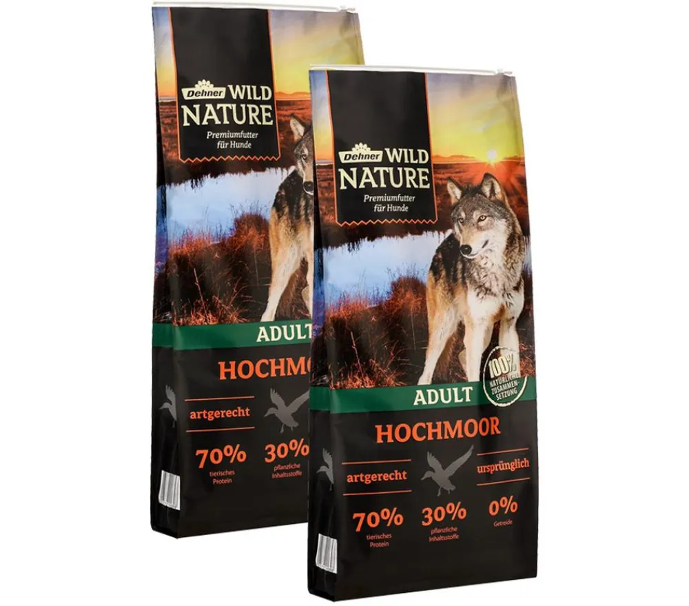 Dehner Wild Nature Trockenfutter Hund > Trockenfutter für Hunde Hochmoor Adult