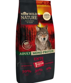 Dehner Wild Nature Trockenfutter Hund > Trockenfutter für Hunde Mono-Protein Kleine Krokette Adult, Ente