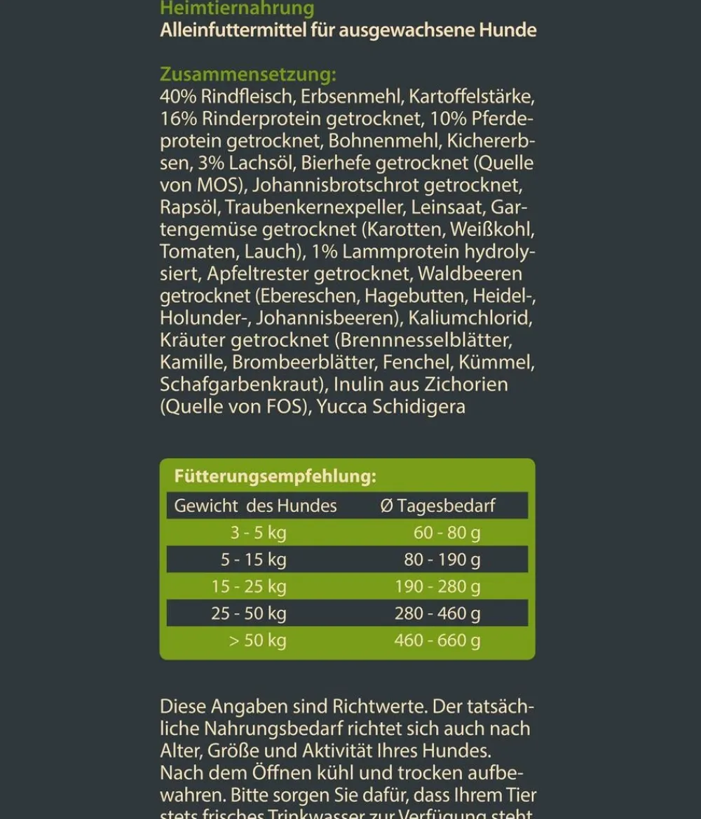 Dehner Wild Nature Trockenfutter Hund > Trockenfutter für Hunde Bergweide Adult