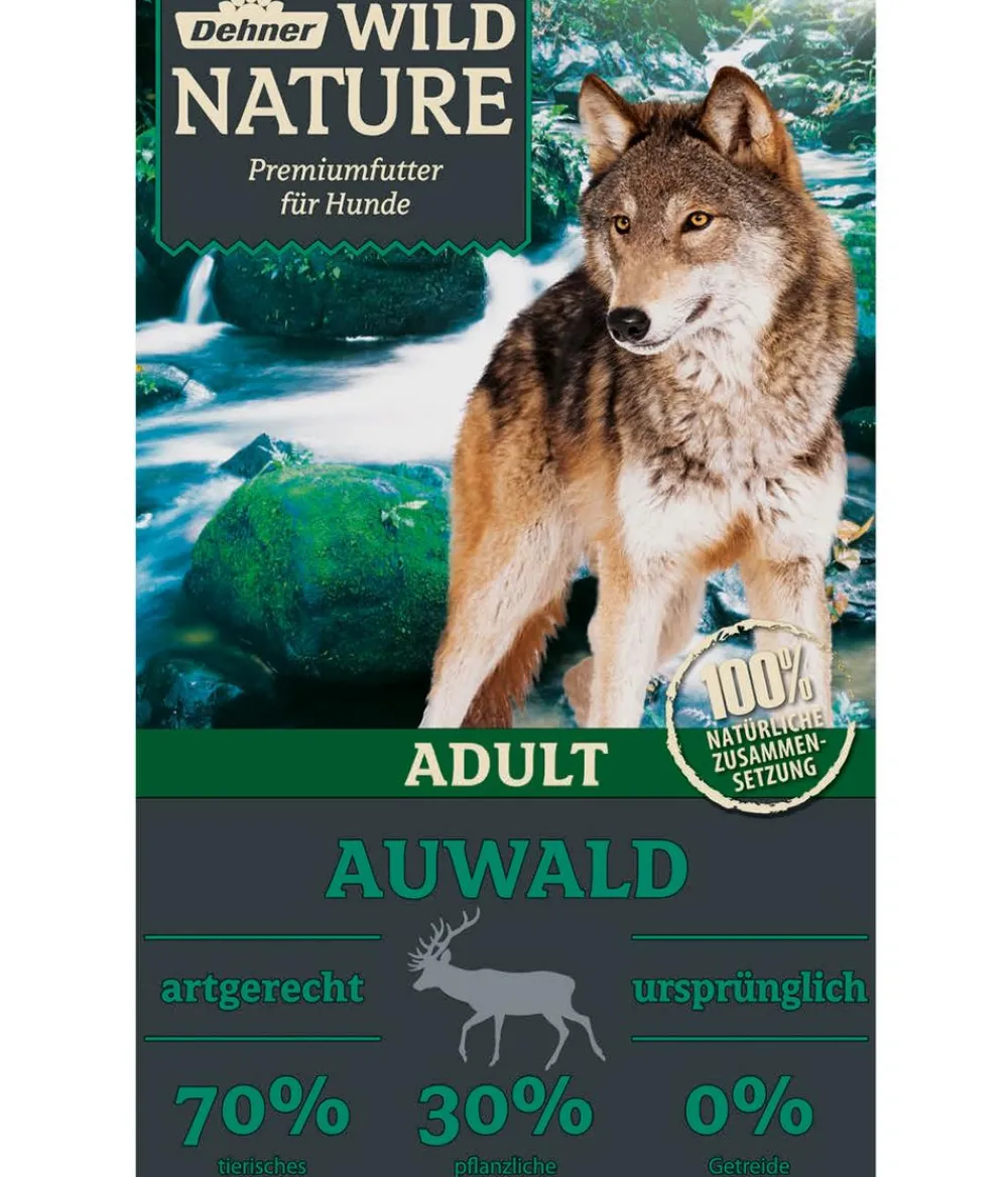 Dehner Wild Nature Trockenfutter für Hunde Auwald Adult, Wild New