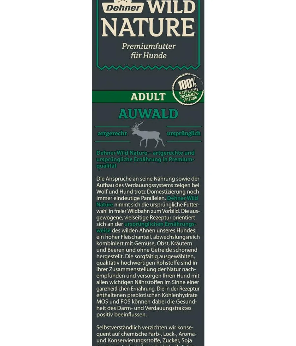 Dehner Wild Nature Trockenfutter für Hunde Auwald Adult, Wild New