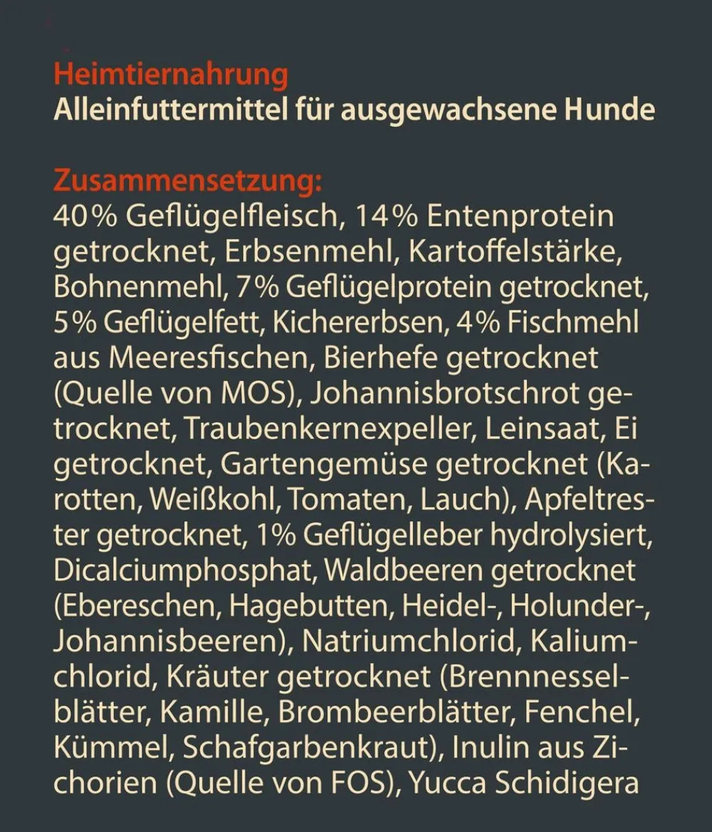 Dehner Wild Nature Trockenfutter für Hunde Hochmoor Adult Best