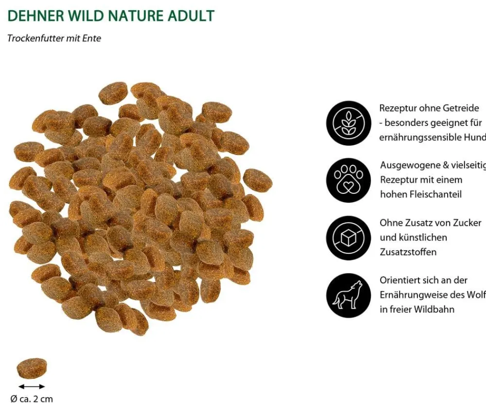Dehner Wild Nature Trockenfutter für Hunde Hochmoor Adult Best