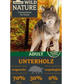 Dehner Wild Nature Trockenfutter für Hunde Unterholz Adult Outlet