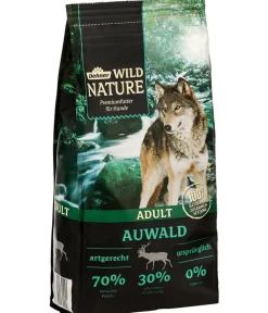 Dehner Wild Nature Trockenfutter Hund - Trockenfutter für Hunde Auwald Adult, Wild
