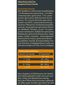 Dehner Wild Nature Trockenfutter Hund - Trockenfutter für Hunde Unterholz Adult