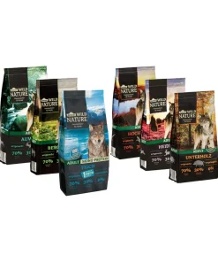Dehner Wild Nature Trockenfutter für Hunde Probier-Set, 6 x 1 kg