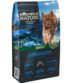 Dehner Wild Nature Trockenfutter für Katzen Gebirgssee Adult, Lachs Outlet