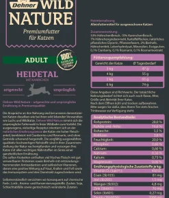 Dehner Wild Nature Trockenfutter für Katzen Heidetal Adult, Kaninchen New