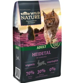 Dehner Wild Nature Trockenfutter Katze - Trockenfutter für Katzen Heidetal Adult, Kaninchen