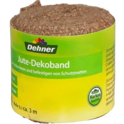 Dehner Winterschutz Jute-Dekoband, ca. L300/B6 cm Natur New
