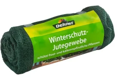 Dehner Pflanzenfolien & Ernteschutz|Mehr Blumentopfzubehör - Winterschutz-Jutegewebe mit Dekor, ca. L300/B105 cm Dunkelgrün