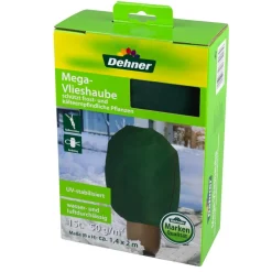 Dehner Winterschutz Mega-Vlieshaube, ca. B140/H200 cm Dunkelgrün New