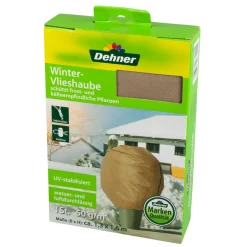 Dehner Pflanzenfolien & Ernteschutz|Mehr Blumentopfzubehör > Winterschutz Vlieshaube, natur, ca. B130/H160 cm