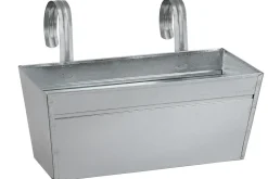Dehner Zink-Blumenkasten, ca. B40/H16/T17 cm Silber New