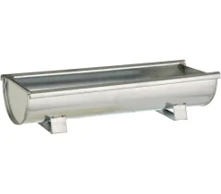 Dehner Pflanzkübel & Blumenkästen - Zink-Blumenkasten, Silber