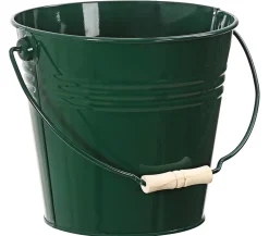 Dehner Zink-Eimer, ca. Ø24/H22 cm Dunkelgrün Online