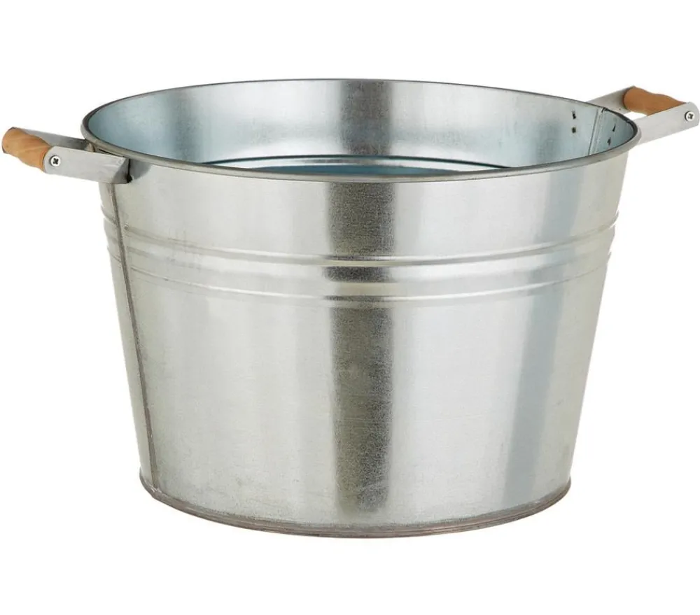 Dehner Pflanzkübel & Blumenkästen - Zink-Pflanzkübel, Ø 36 cm
