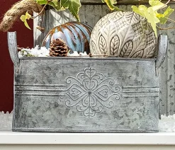Dehner Pflanzkübel & Blumenkästen > Zinkschale mit Henkel