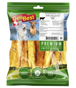 DeliBest Hundeleckerlies - Premium Hundesnack Bullkau, 250 g
