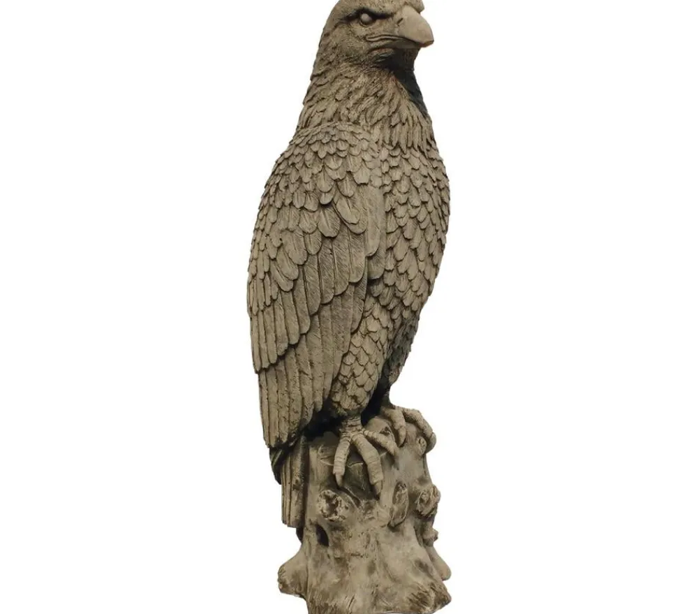 Denscho Gartenzwerge & Gartenfiguren > Beton-Stolzer Adler, 19 x 18 x 54 cm