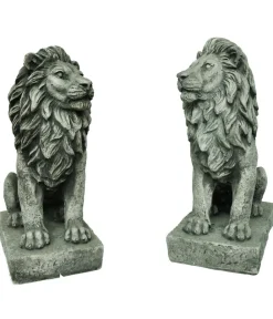 Denscho Stein-Löwe, 35 cm, links schauend Grau Clearance