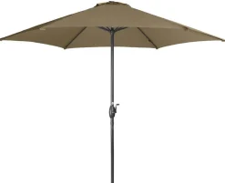 derby Kurbelschirm Basic Lift Neo, rund, ca. Ø300 cm Taupe Outlet