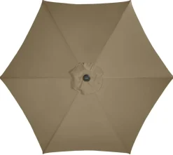 derby Kurbelschirm Basic Lift Neo, rund, ca. Ø300 cm Taupe Outlet