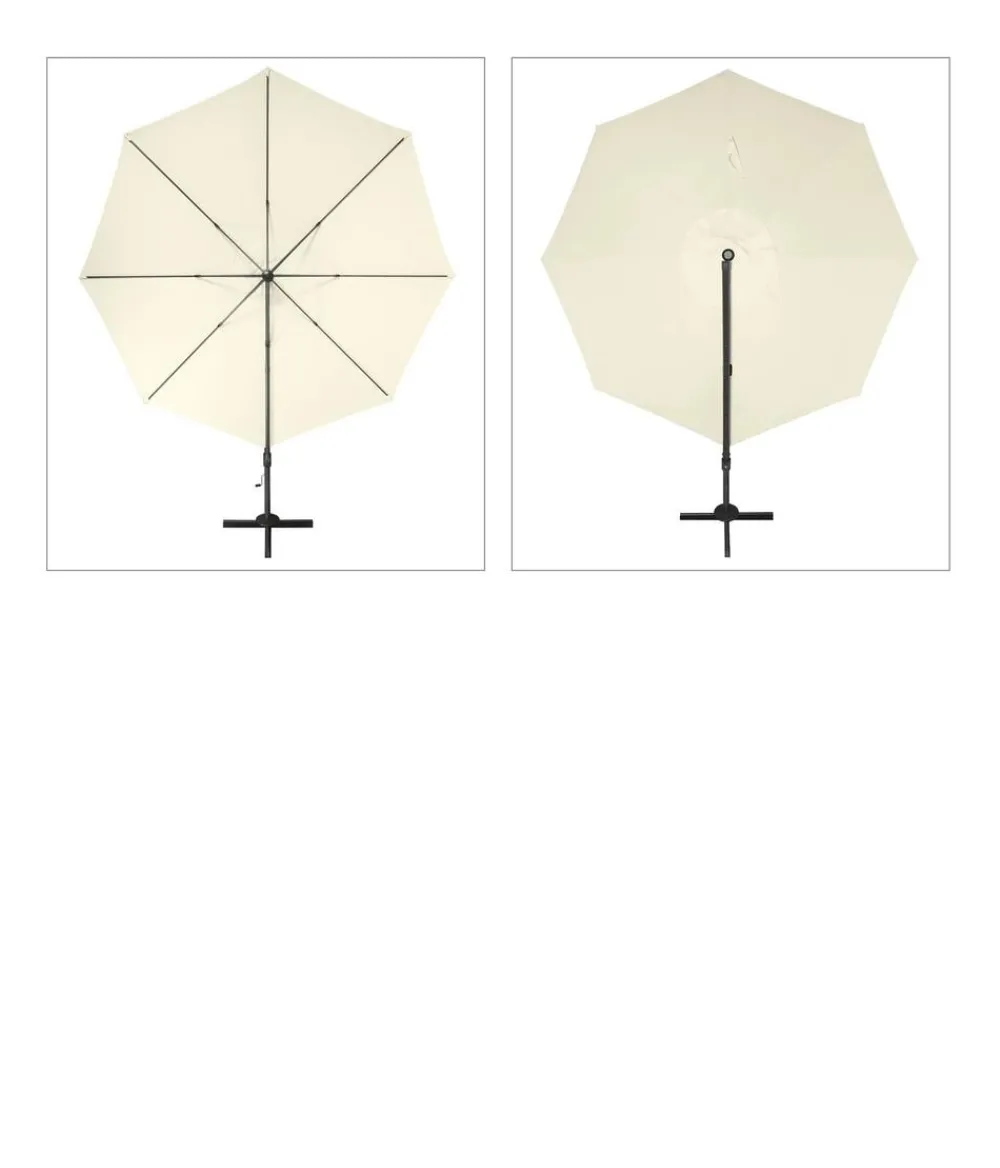 derby Sonnenschirme - Pendelschirm Ravenna, rund, ca. Ø400 cm Creme