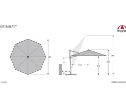 derby Sonnenschirme > Pendelschirm Ravenna Smart, rund, ca. Ø300 cm