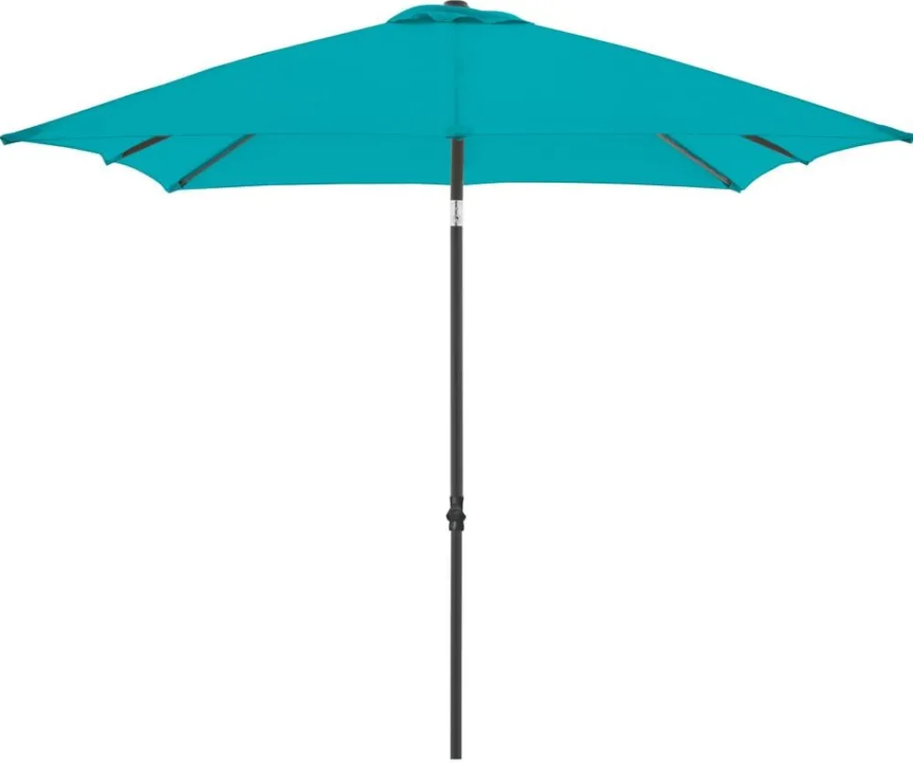 derby Sonnenschirm Push Up, quadratisch, ca. B210/T210 cm Türkis Sale