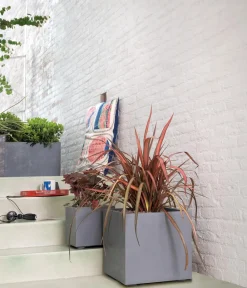 Deroma Pflanzkübel & Blumenkästen > Kunststoff-Topf Millenium, quadratisch