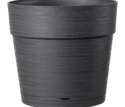 Deroma Kunststoff-Topf Vaso Save, rund Anthrazit Sale