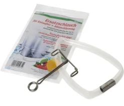 deti Saft- & Weinherstellung|Einkochautomaten & Zubehör - Ersatzschlauch für Entsafter, inkl. Klemme Transparent