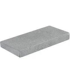 DIEPHAUS Abdeckplatte LISCO mit Glimmer, 45 x 22,5 x 5 cm Hellgrau New