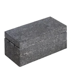 DIEPHAUS Steine & Terrassenplatten - Abdeckplatte LISCO ECO, 45 x 22,5 x 5 cm Dunkelgrau