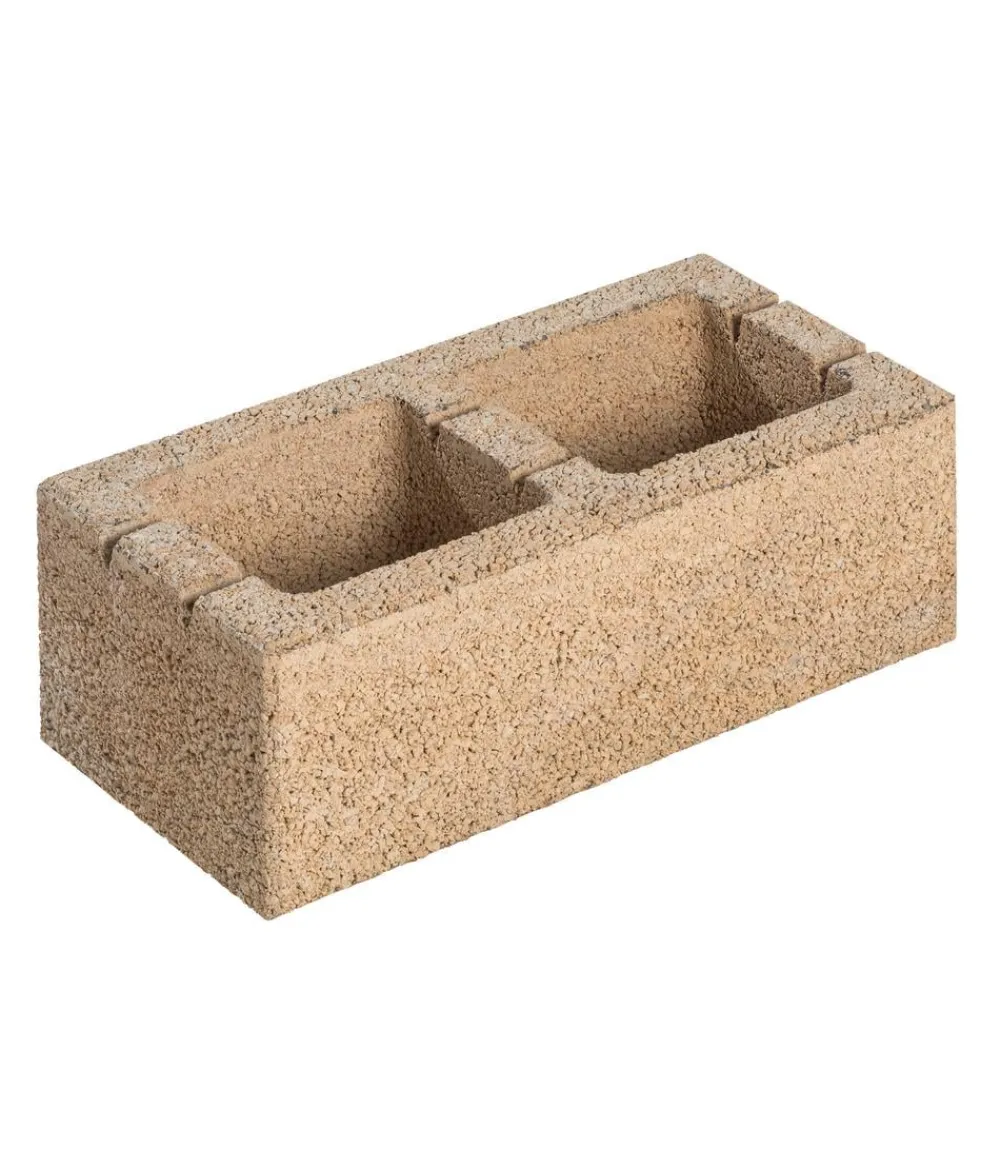 DIEPHAUS Steine & Terrassenplatten - Mauerstein LISCO ECO, 45 x 22,5 x 16,5 cm Beige