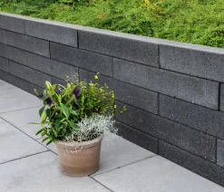 DIEPHAUS Mauerstein Nomos Kombi, ca. B80/H12,5/T12,5 cm Anthrazit Outlet