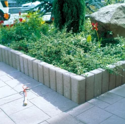 DIEPHAUS Rechteck-Palisade Hellgrau Discount