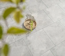 DIEPHAUS Steine & Terrassenplatten - Terrassenplatte Ceramia, ca. B60/H3/T60 cm Dunkelgrau