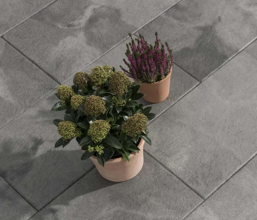 DIEPHAUS Steine & Terrassenplatten - Terrassenplatte Pura Grau