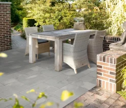 DIEPHAUS Terrassenplatte RUSTO Grau Discount