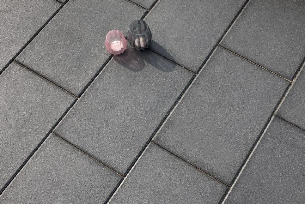DIEPHAUS Steine & Terrassenplatten - Terrassenplatte RUSTICA Dunkelgrau