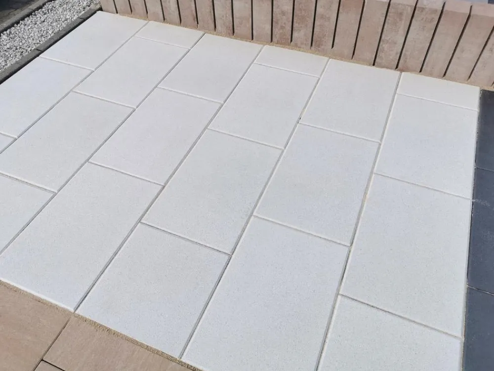 DIEPHAUS Steine & Terrassenplatten - Terrassenplatte RUSTICA Hellgrau